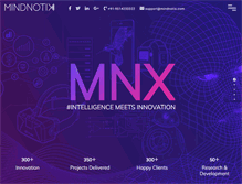 Tablet Screenshot of mindnotix.com